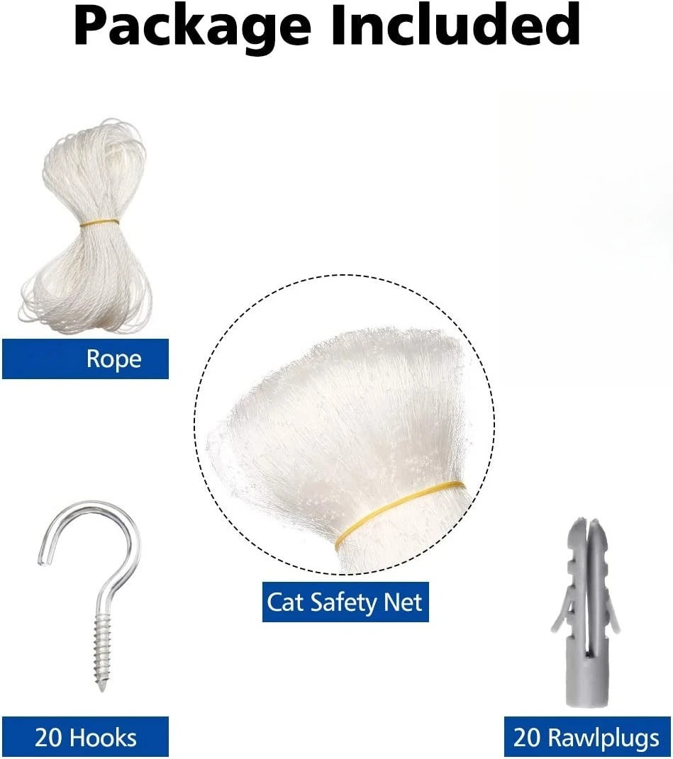 Cat Safety Net - Prevents Pet Falls and Escapes